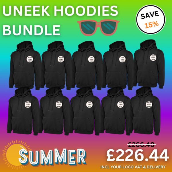 10 x Classic Hooded Sweatshirt Bundle Thumbnail